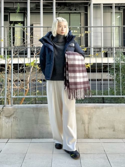 セール】毛ポリエステルレーヨンブレンド ワイドタックパンツ（その他