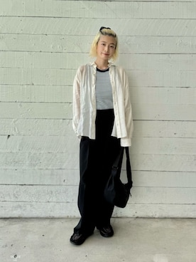 「KEEN（キーン）のアイテム」を使った、KANOさん（レディース・161cm）の夏コーディネート