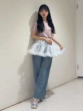 「jouetie（ジュエティ）のアイテム」を使った、NANAさん（骨格ウェーブ・レディース・162cm）の夏コーディネート