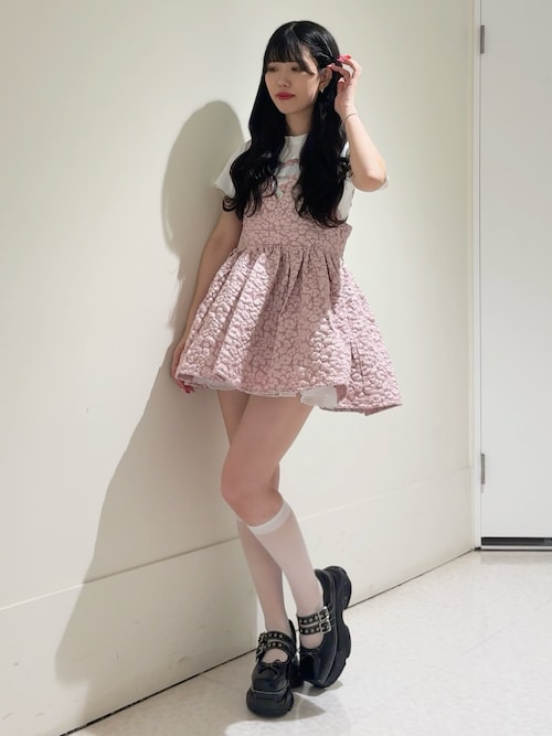 HARE メリージェーンスニーカーシューズ バレエシューズ フラット 厚底 HARE（ハレ）の「クロスストラップメリージェーンシューズ(HARE
