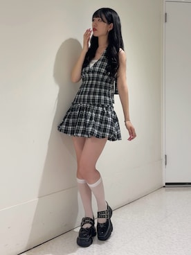 「ホルターネック」｜NANAさん（レディース・162cm）の夏コーディネート