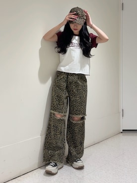 「jouetie（ジュエティ）のアイテム」を使った、NANAさん（レディース・162cm）の夏コーディネート