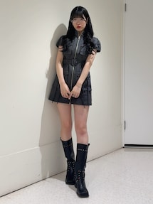jouetie ジュエティ ZIP ミリタリーワンピース ミリタリーZIPミニワンピース（ワンピース）｜jouetie