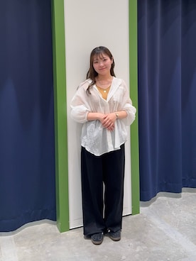 ouu様　スウェットパンツ+シアーシャツ シアーシャツとスウェットパンツコーデ / mayu / OUTLET ｜J