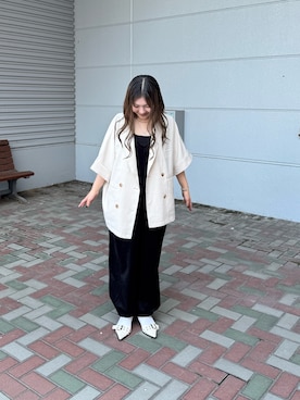 「アイテム（オールインワン・サロペット）」を使った、ichyyyさん（レディース・152cm）の秋コーディネート