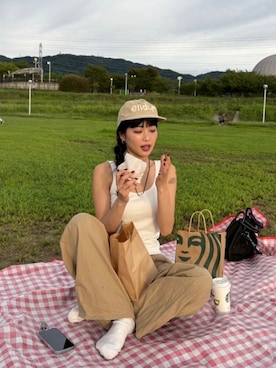 「ピクニックコーデ」｜nanamiさん（レディース・160cm）の秋コーディネート