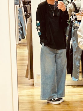 「UNDERCOVER（アンダーカバー）のアイテム」を使った、レオンさん（メンズ・175cm）の春コーディネート