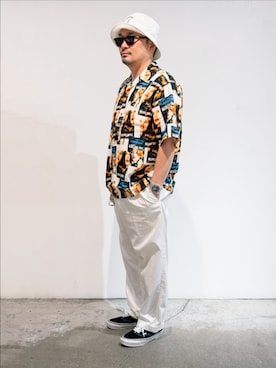 「WACKO MARIA（ワコマリア）のアイテム」を使った、Ronさん（メンズ・170cm）の秋コーディネート