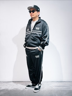 「アイテム（キャップ）」を使った、Ronさん（メンズ・170cm）の春コーディネート