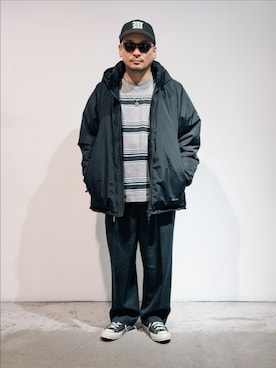 「WACKO MARIA（ワコマリア）のアイテム」を使った、Ronさん（メンズ・170cm）の冬コーディネート