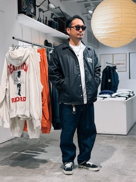 「WACKO MARIA（ワコマリア）のアイテム」を使った、Ronさん（メンズ・170cm）の秋コーディネート