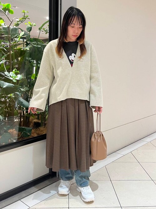 セール】ウールライクVネックトップス（Tシャツ/カットソー）｜URBAN