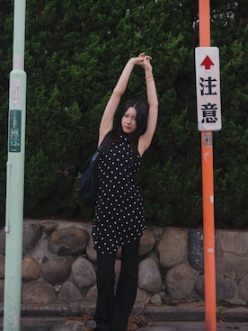 「アイテム（ワンピース/ドレス）」を使った、彩心 Sanaさん（レディース・168cm・10代）の秋コーディネート