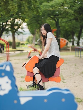 「アイテム（ブーツ）」を使った、彩心 Sanaさん（レディース・168cm・10代）の秋コーディネート