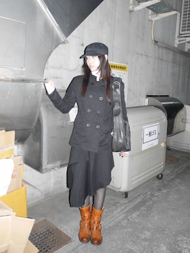 「アイテム（トップス）」を使った、彩心 Sanaさん（レディース・168cm・10代）の冬コーディネート