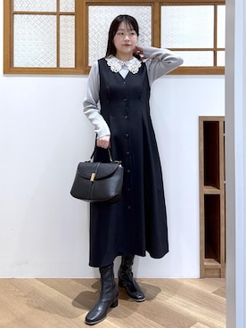 Reiさん（レディース・158cm）の冬コーディネート