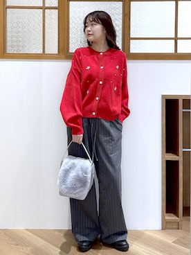 「雨の日コーデ」｜Reiさん（レディース・158cm）の冬コーディネート