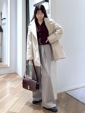 「雨の日コーデ」｜Reiさん（レディース・158cm）の秋コーディネート