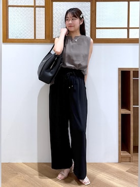 「アイテム（シューズ）」を使った、Reiさん（レディース・158cm・20代）の夏コーディネート