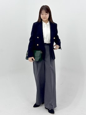 「お仕事コーデ」｜Reiさん（レディース・158cm）の秋コーディネート