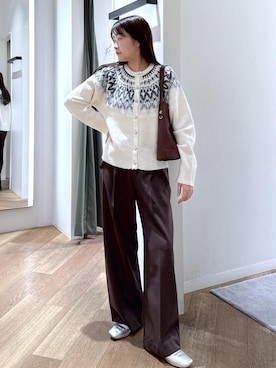 「ROPE' PICNIC（ロペピクニック）のアイテム」を使った、Reiさん（レディース・158cm）の秋コーディネート