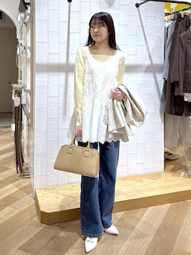 Reiさん（レディース・158cm）の春コーディネート