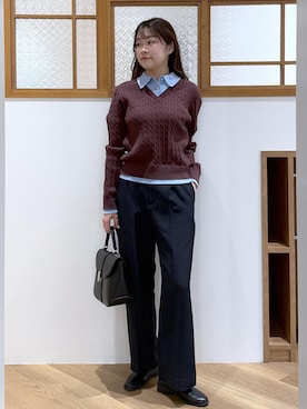 Reiさん（レディース・158cm）の冬コーディネート