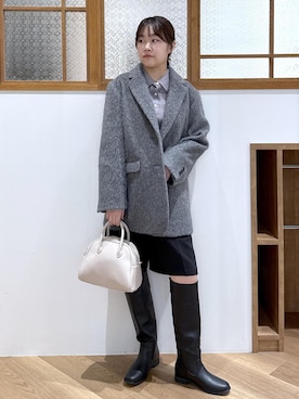 「ROPE' PICNIC（ロペピクニック）のアイテム」を使った、Reiさん（レディース・158cm）の秋コーディネート