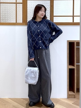 「雨の日コーデ」｜Reiさん（レディース・158cm）の冬コーディネート