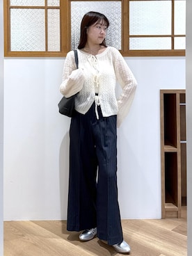 「ROPE' PICNIC（ロペピクニック）のアイテム」を使った、Reiさん（レディース・158cm）の秋コーディネート