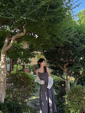 「アイテム（ワンピース/ドレス）」を使った、りちゃんさん（レディース・161cm・20代）の夏コーディネート