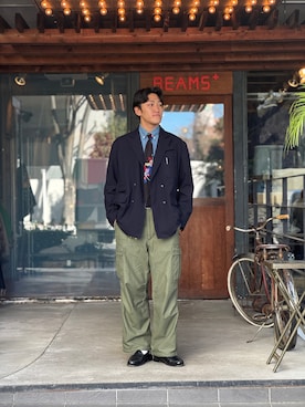 「アイテム（フォーマルスーツ/小物）」を使った、reiさん（メンズ・182cm・20代）の夏コーディネート