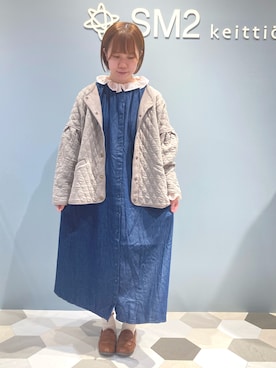「Samansa Mos2（サマンサ モスモス）のアイテム（テーラードジャケット）」を使った、ささささん（レディース・158cm）の秋コーディネート