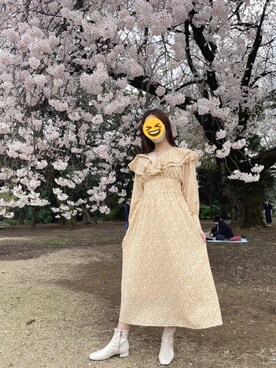 黄色ワンピース の人気ファッションコーディネート 年齢 歳 24歳 Wear