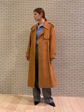 「MAISON BOINET（メゾンボワネ）のアイテム」を使った、Kubo_TOMORROWLANDさん（レディース・167cm）の冬コーディネート