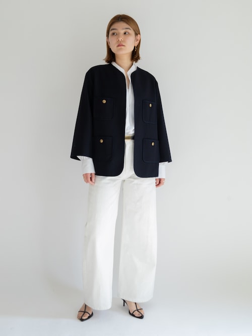 DES PRES（デプレ） ジャケット ノーカラージャケット ハードウール