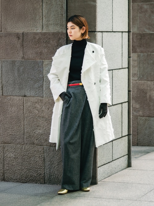 ウールリブ ハイネックプルオーバー（ニット/セーター）｜DES PRES（デ