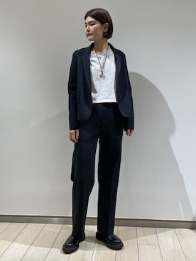 「DES PRES（デ・プレ）のアイテム（その他アウター）」を使った、Kubo_TOMORROWLANDさん（レディース・167cm）の冬コーディネート