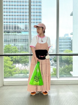 「アイテム（財布/小物）」を使った、ちゃみまる🐶さん（レディース・146cm）の夏コーディネート