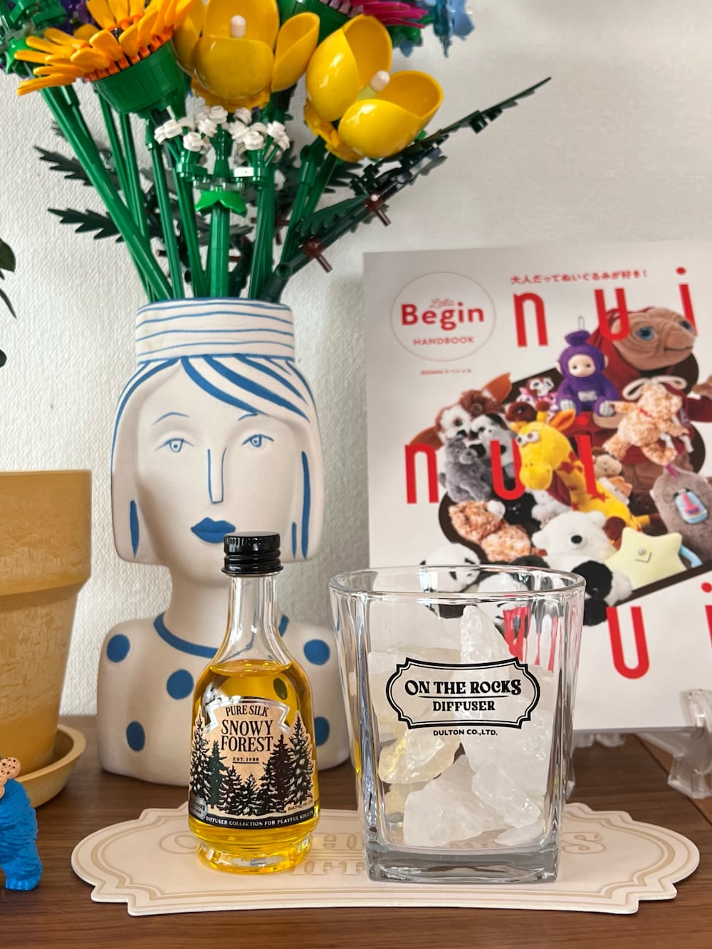 「ディフューザー、インテリア、インテリア雑貨、BIRTHDAY BAR」｜「BIRTHDAY BARのON THE ROCKS DIFFUSER（ルームフレグランス/お香、その他）」を使った、ちゃみまる🐶さん（レディース・146cm）の冬コーディネートの1枚目の写真