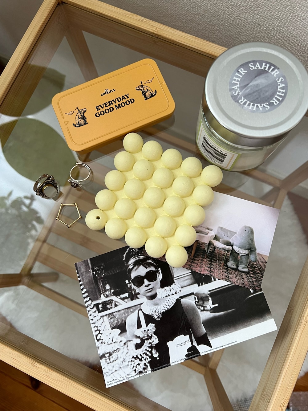 「インテリア、インテリア雑貨、お香立て、お香、BIRTHDAY BAR」｜「BIRTHDAY BARの【SAHIR サヒール】Ceramic incense holder お香立て（ルームフレグランス/お香、ベージュ系）」を使った、ちゃみまる🐶さん（レディース・146cm）の夏コーディネートの1枚目の写真