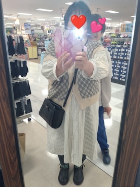「リンネル（リンネル）のアイテム」を使った、りるマダムさん（レディース・152cm）の秋コーディネート