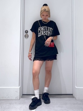 「アイテム（モカシン/デッキシューズ）」を使った、hm2931さん（レディース・159cm・20代）の夏コーディネート
