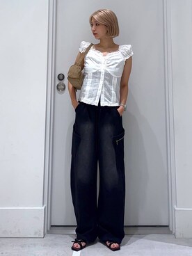 hm2931さん（レディース・159cm）の夏コーディネート