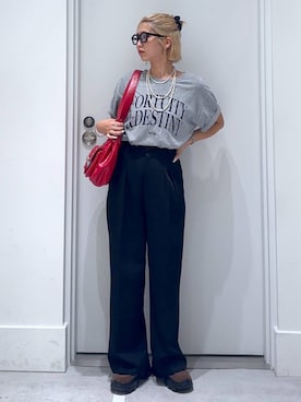 「アイテム（モカシン/デッキシューズ）」を使った、hm2931さん（レディース・159cm・20代）の夏コーディネート