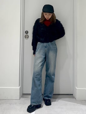 「アイテム（帽子）」を使った、hm2931さん（レディース・159cm・20代）の冬コーディネート