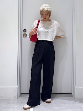 「FOREVER 21（フォーエバー トゥエンティーワン）のアイテム」を使った、hm2931さん（レディース・159cm）の夏コーディネート
