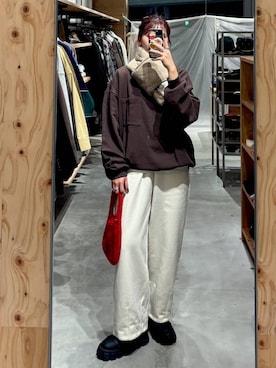 「GEORGE'S（ジョージズ）のアイテム」を使った、hm2931さん（レディース・159cm）の冬コーディネート