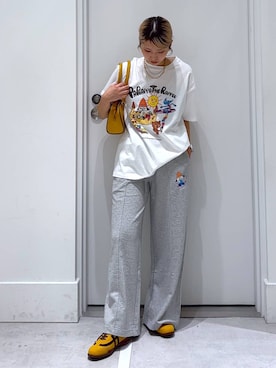 「FOREVER 21（フォーエバー トゥエンティーワン）の【2025SS】ナンバリングミニボストン（ボストンバッグ）」を使った、hm2931さん（レディース・159cm・20代）の夏コーディネート