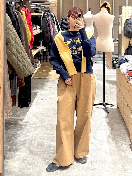 起毛ツイルパンツ